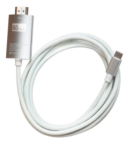 Cabo Usb-c Hdmi 4k 60hz P/ iPad Pro 11 E 12.9 / Macbook