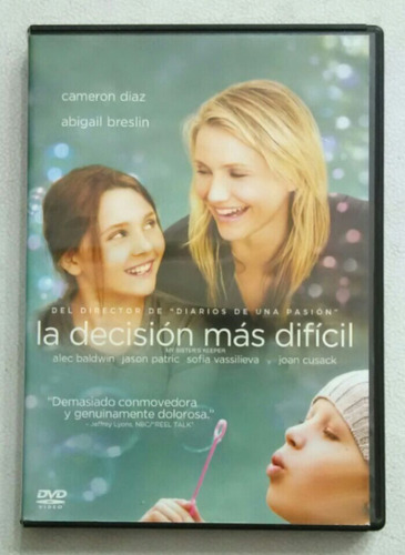 Dvd La Decision Mas Dificil - Cameron Diaz