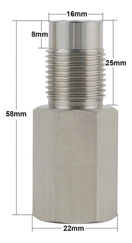 Adaptador De Sensor De Oxígeno Universal / M18x1.5 / Luz De