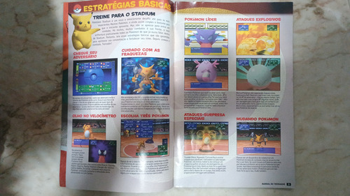 Nintendo 64 Manual Pokémon Stadium Big Box. (Usado)