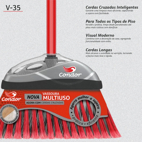 Vassoura Multiuso Original Condor