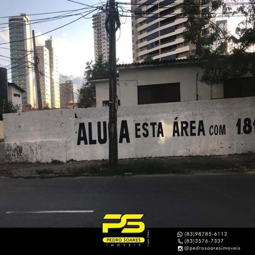 Imagem 2 de 3 de Terreno Para Alugar, 1.826 M² Por R$ 18.000/mês - Brisamar - João Pessoa/pb - Te0147