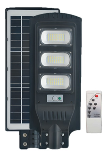 Lámpara Alumbrado Público 200w Con Panel Solar Integrado 