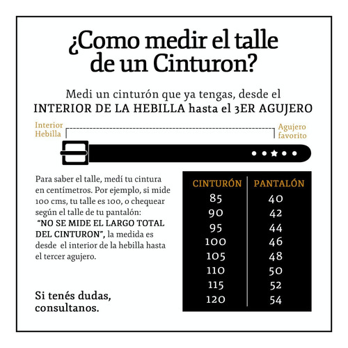Cinturón Cinto Cuero Studebaker Chapón Hebilla Plata Unisex Negro 120