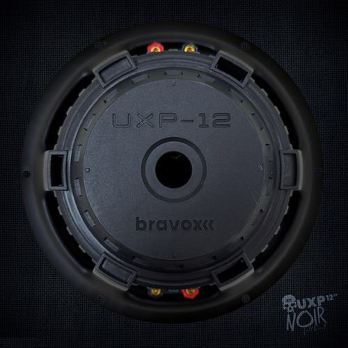Alto Falante Subwoofer 12 Bravox Uxp Noir Full Black 4+4oh Cor Preto