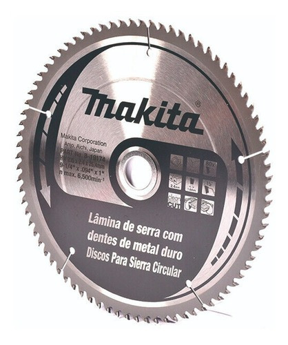 Imagen 1 de 1 de Disco Sierra Widia Ø235mm Makita B-19174 80d P/madera