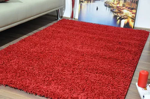 Alfombra Touch 160X230 Rojo