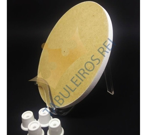 Imagem 4 de 5 de Kit Com 9 Tábuas Tabuleiro Para Bolo Redondo