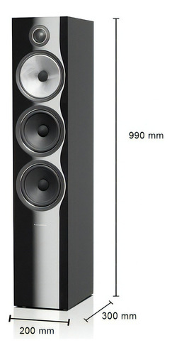 Par De Bocinas De Torre Bowers & Wilkins 703 S2 Color Negro
