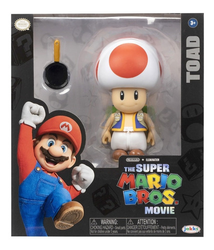 Super Mario Bros Movie Figura De Toad De 12 Cm