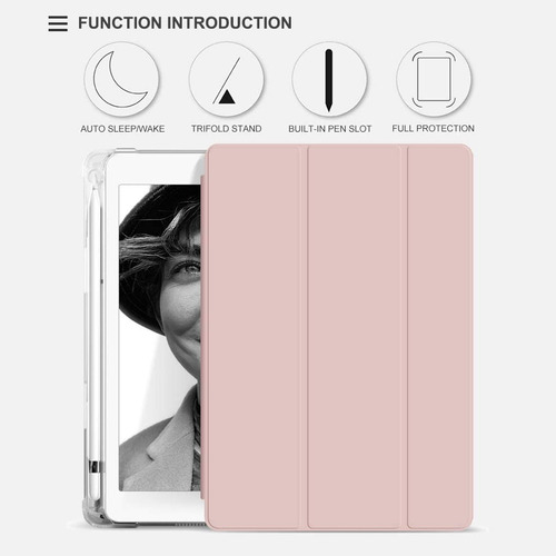 Imagen 4 de 7 de Funda Smart Case iPad Mini 5 2019 Protector C/ Pencil Holder
