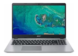 Laptop Acer Aspire 5 A515-52G plata 15.6", Intel Core i5 8265U 8GB de RAM 512GB SSD, NVIDIA GeForce MX130 1366x768px Windows 10 Home