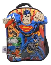 Comprar Mochila Liga De La Justicia Liga Justicia \u002F Batman Color Negro Con Azul Y Rojo