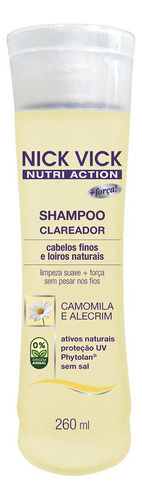 Shampoo Nick Vick Nutri Clareador 260ml