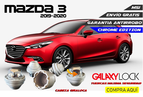 Birlos Galaxylock Para Mazda 3 Hatchback -envío Gratis-