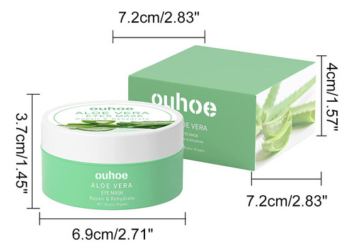 30 Pares De Mascarillas De Aloe Para Debajo De Los Ojos, Sop