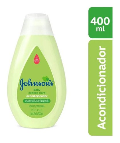 Shampoo Johnson's Baby Cabello Claro 400ml Manzanilla