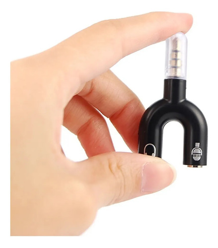 Mini Adaptador Divisor De Audio Con Calidad De Micrófono Y A