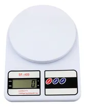 Comprar Balanza Pesa Digital Gramera De Cocina 10 Kilos Capacidad máxima 10 kg Color Blanco