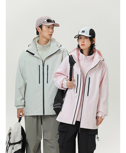 Chaqueta Softshell Impermeable Hombre Cortavientos Capucha