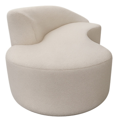 Sofá Curvo Braço Lado Direito Mavie Off White Sallar Home