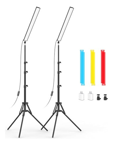 Stick De Luz De Video Led De 2 Paquetes Con 62.99 Soporte De