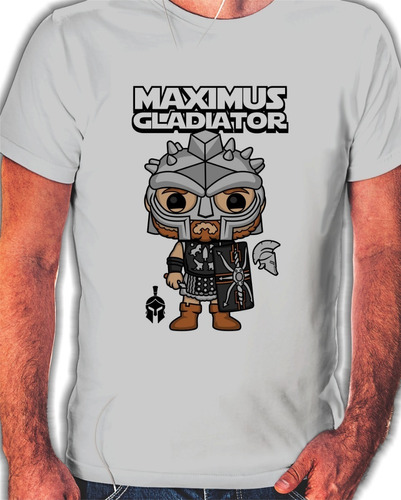 Remeras De Hombres Sublimadas Con Estampado Maximus - 7662