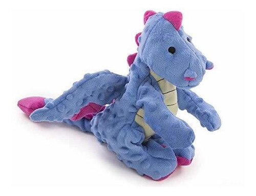 Peluche Para Perro Dragon Azulado Gde Tela Reforzada Godog