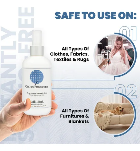 Anti-static Spray Static Blok For Clothes 240ml