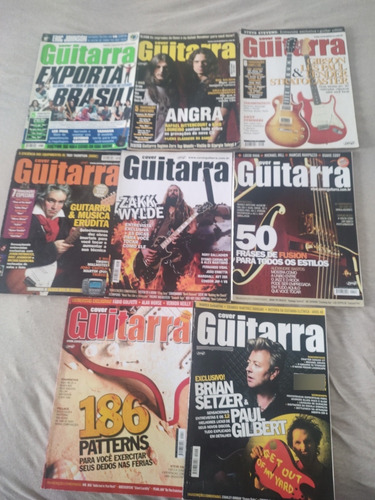 Lote De Revistas Cover Guitarra 