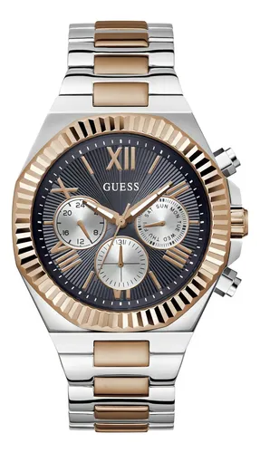 Guess Raro Reloj Para Hombre Guess Equity Color Bitono GW0703G4 Correa Bitono ...
