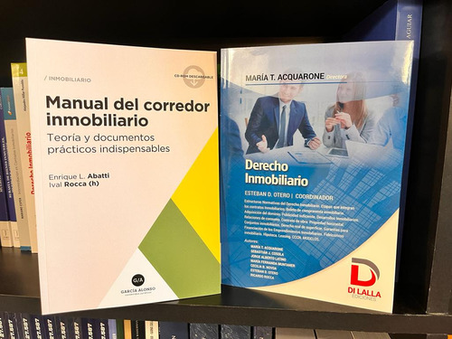 Pack Derecho Inmobiliario + Manual Corredor Inmobiliario