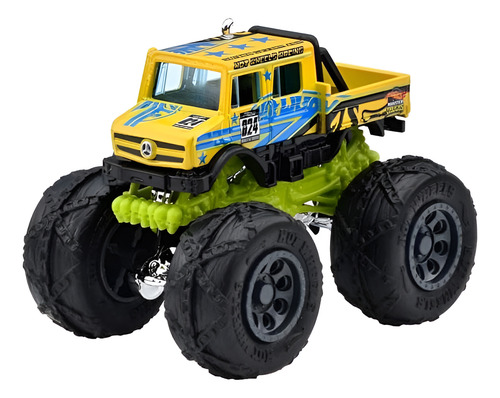 Hot Wheels Monster Truck Crash Legends Unimog - 1:64 Color Amarillo