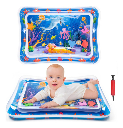Cojín De Agua Inflable, Alfombrilla De Juegos Acuáticos