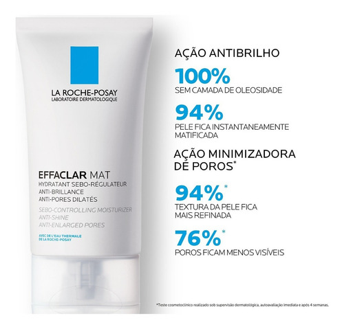 Creme Matificante La Roche-posay Effaclar 40ml Oleosa Oleosa Dia/noite