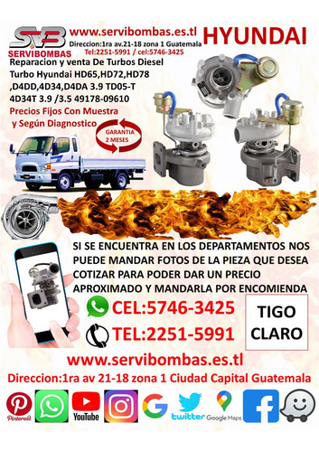 Reparacion De Turbos Hyundai Grace 2.5 4d56 Td04-10t/tf035