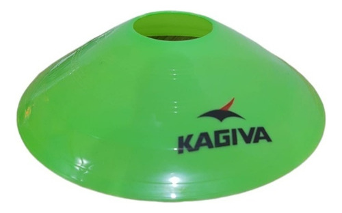 Cone Tartaruga Treino De Agilidade Pvc Kagiva Cor Verde
