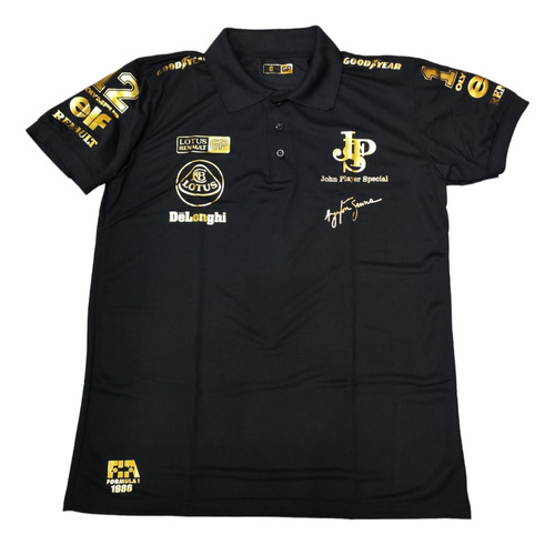 Playera Polo Retro #12 Ayrton Senna*lotus