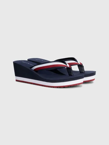 Sandalias Essential Signature Mujer Tommy Hilfiger Azul Cuotas