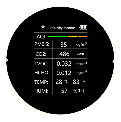 Penchen Detector Multifuncional Calidad Aire 7 1 Pm2.5 Tvoc