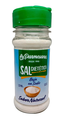 Sal Diet 0% Sodio Sin Sabor X 90g. La Parmesana