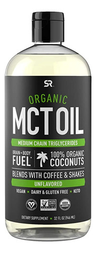 Aceite Mct Oil Sports Research Organico 1183ml Importado