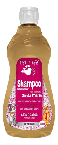 Shampoo Condicionador Erva De Santa Maria 540ml Pet Life