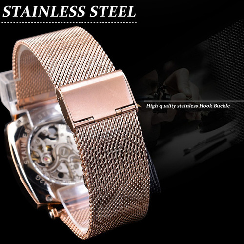 Men Automatic Mechanical Watch 242g Skeleton Dial