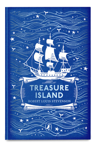 Libro Treasure Island Capa Azul De Stevenson Robert Louis