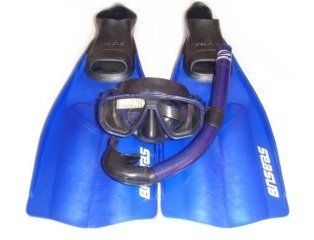 Kit Mergulho Seasub Mascara  Snorkel  Nadadeira + Brinde