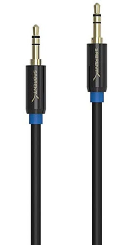 Sabrent Cable Auxiliar Auxiliar Macho A Macho Chapado En Oro