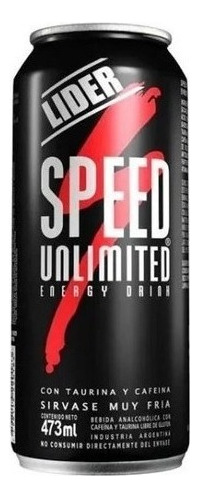 Speed Energizante Unlimited Lata 473 Ml. 