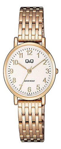 Reloj Para Mujer Q&q Qa21j Qa21j014y Oro Rosa