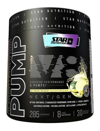 Pre Entreno Pump V8 Next Gen X 285g Star Nutrition